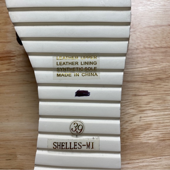 MIDAS "Shelles" Black Plaited Leather Slip On Sandals Slides Size 39 RRP $190 - Picture 8 of 11